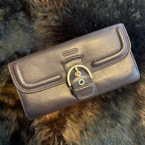 Coach Handbags - 💥Final Price Cut💥 Coach Brown Leather Wallet